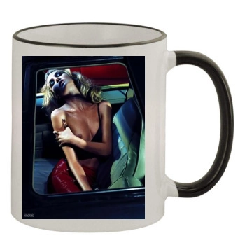 Candice Swanepoel 11oz Colored Rim & Handle Mug