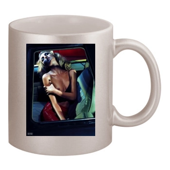 Candice Swanepoel 11oz Metallic Silver Mug