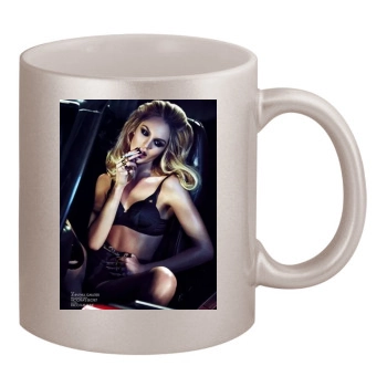 Candice Swanepoel 11oz Metallic Silver Mug