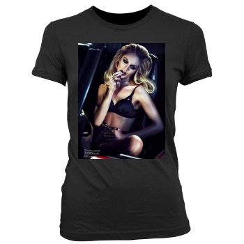 Candice Swanepoel Women's Junior Cut Crewneck T-Shirt