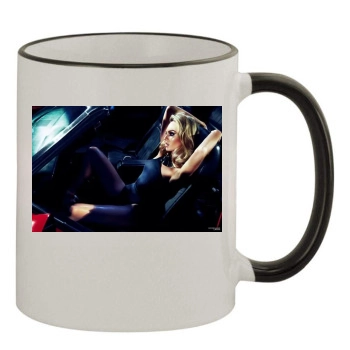 Candice Swanepoel 11oz Colored Rim & Handle Mug