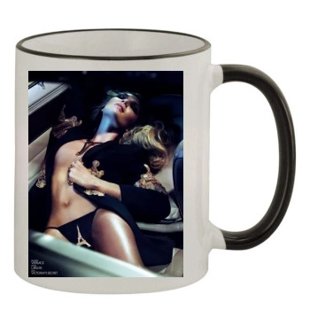 Candice Swanepoel 11oz Colored Rim & Handle Mug