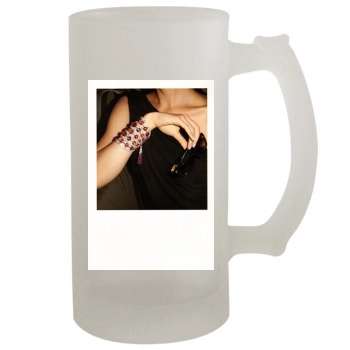 Carla Bruni 16oz Frosted Beer Stein