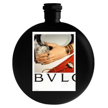 Carla Bruni Round Flask