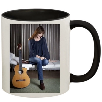 Carla Bruni 11oz Colored Inner & Handle Mug