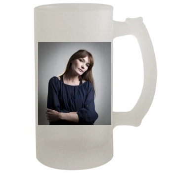 Carla Bruni 16oz Frosted Beer Stein