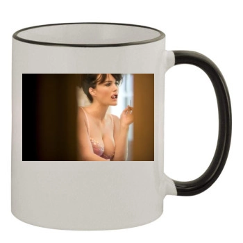 Carla Gugino 11oz Colored Rim & Handle Mug