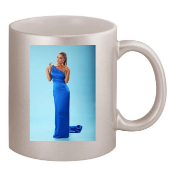 Carmen Electra 11oz Metallic Silver Mug