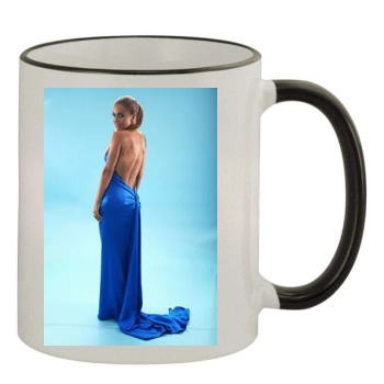 Carmen Electra 11oz Colored Rim & Handle Mug