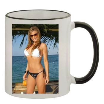 Carmen Electra 11oz Colored Rim & Handle Mug