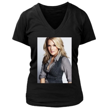 Carrie Underwood Women's Deep V-Neck TShirt