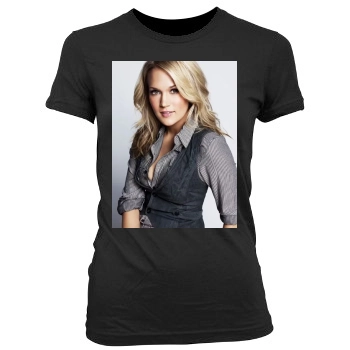 Carrie Underwood Women's Junior Cut Crewneck T-Shirt