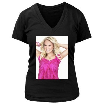 Carrie Underwood Women's Deep V-Neck TShirt