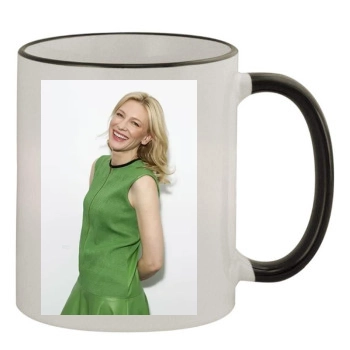 Cate Blanchett 11oz Colored Rim & Handle Mug