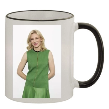 Cate Blanchett 11oz Colored Rim & Handle Mug