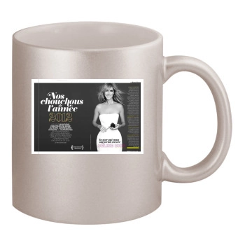 Celine Dion 11oz Metallic Silver Mug