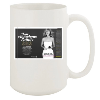 Celine Dion 15oz White Mug