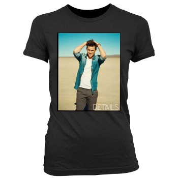 Channing Tatum Women's Junior Cut Crewneck T-Shirt