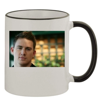 Channing Tatum 11oz Colored Rim & Handle Mug