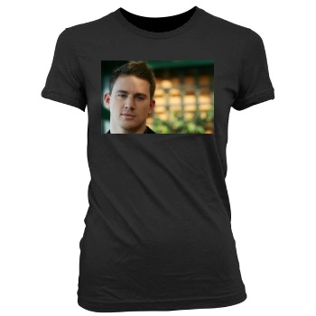 Channing Tatum Women's Junior Cut Crewneck T-Shirt