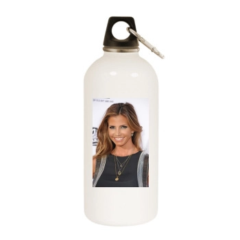 Charisma Carpenter White Water Bottle With Carabiner