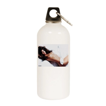 Charisma Carpenter White Water Bottle With Carabiner
