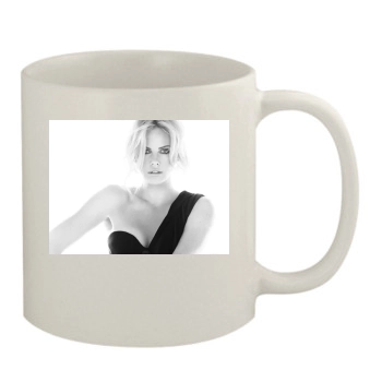 Charlize Theron 11oz White Mug