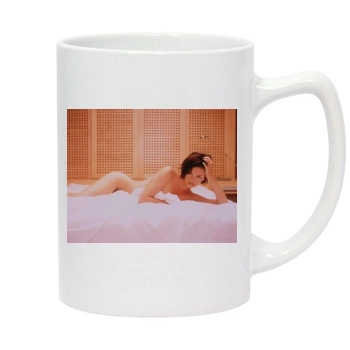 Charlize Theron 14oz White Statesman Mug