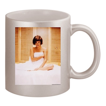 Charlize Theron 11oz Metallic Silver Mug