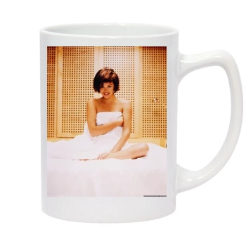 Charlize Theron 14oz White Statesman Mug