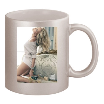 Charlize Theron 11oz Metallic Silver Mug