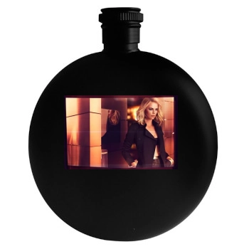 Charlize Theron Round Flask