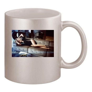 Charlize Theron 11oz Metallic Silver Mug