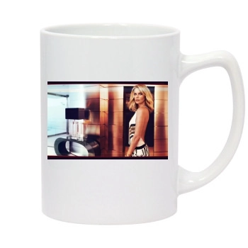 Charlize Theron 14oz White Statesman Mug