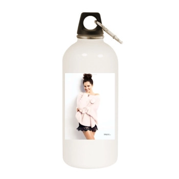 Cheryl Cole White Water Bottle With Carabiner