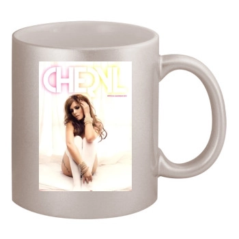 Cheryl Cole 11oz Metallic Silver Mug