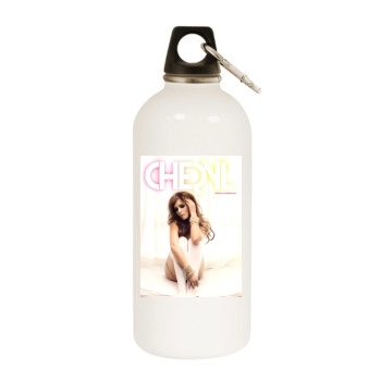 Cheryl Cole White Water Bottle With Carabiner