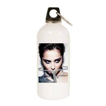 Cheryl Cole White Water Bottle With Carabiner