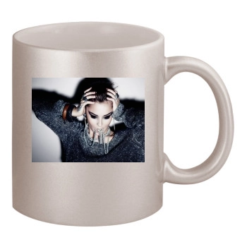 Cheryl Cole 11oz Metallic Silver Mug