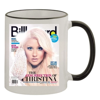 Christina Aguilera 11oz Colored Rim & Handle Mug