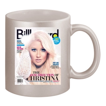 Christina Aguilera 11oz Metallic Silver Mug