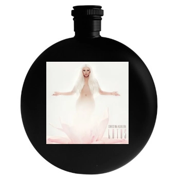 Christina Aguilera Round Flask