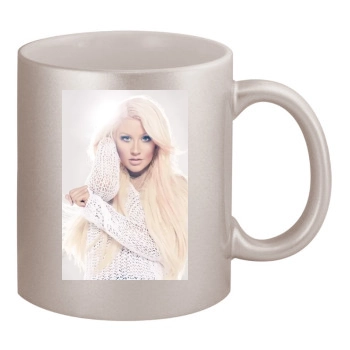 Christina Aguilera 11oz Metallic Silver Mug