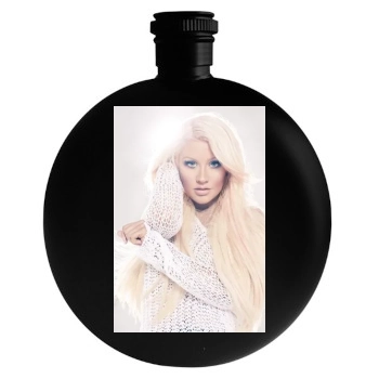 Christina Aguilera Round Flask