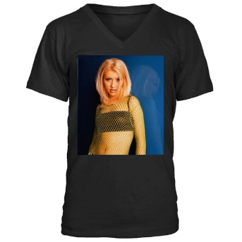 Christina Aguilera Men's V-Neck T-Shirt