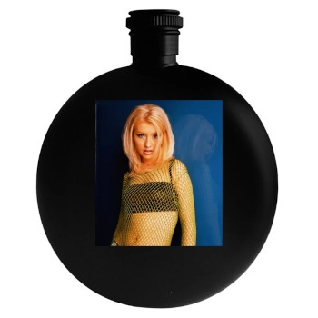 Christina Aguilera Round Flask