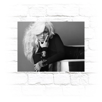 Christina Aguilera Metal Wall Art