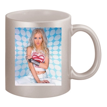 Christina Aguilera 11oz Metallic Silver Mug