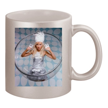 Christina Aguilera 11oz Metallic Silver Mug