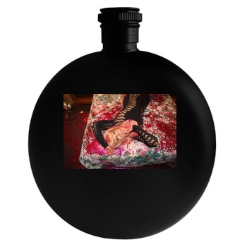 Christina Aguilera Round Flask